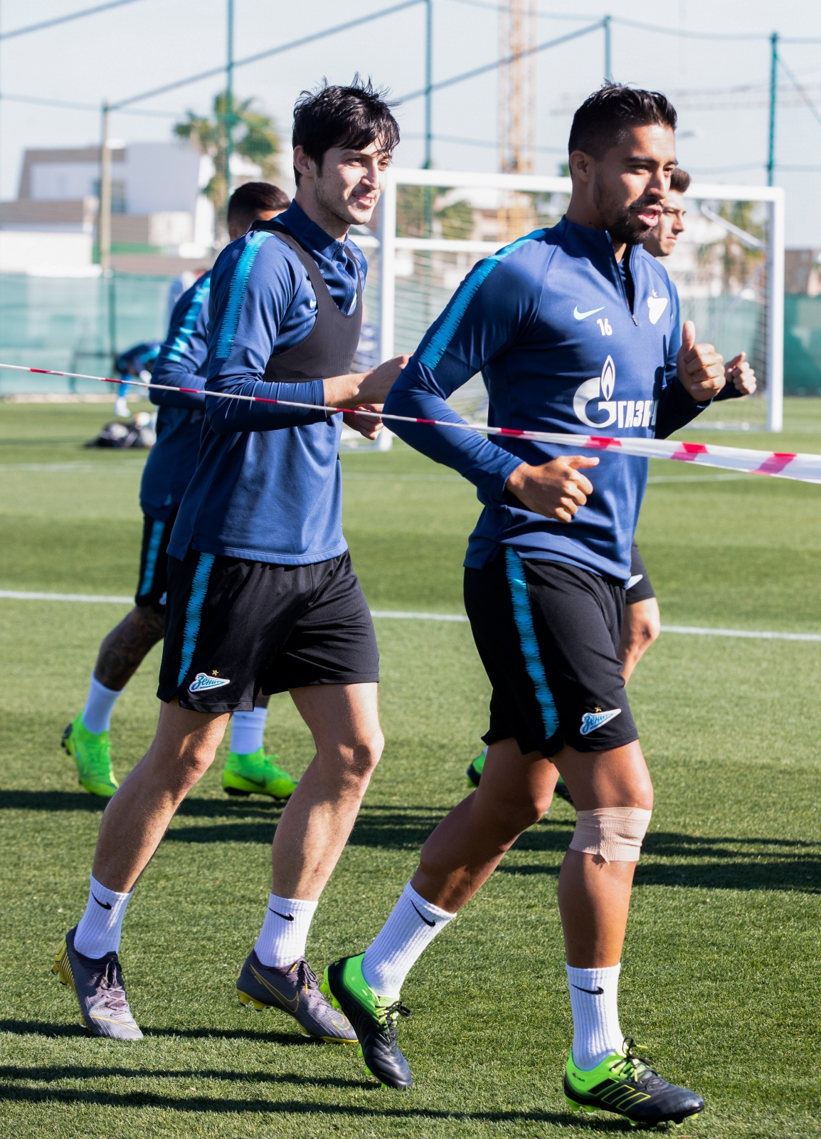 «Газпром»-тренировочные сборы в Испании: 9 февраля, утренняя тренировка