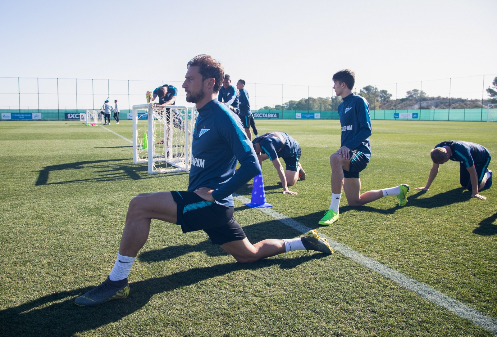 «Газпром»-тренировочные сборы в Испании: 9 февраля, утренняя тренировка