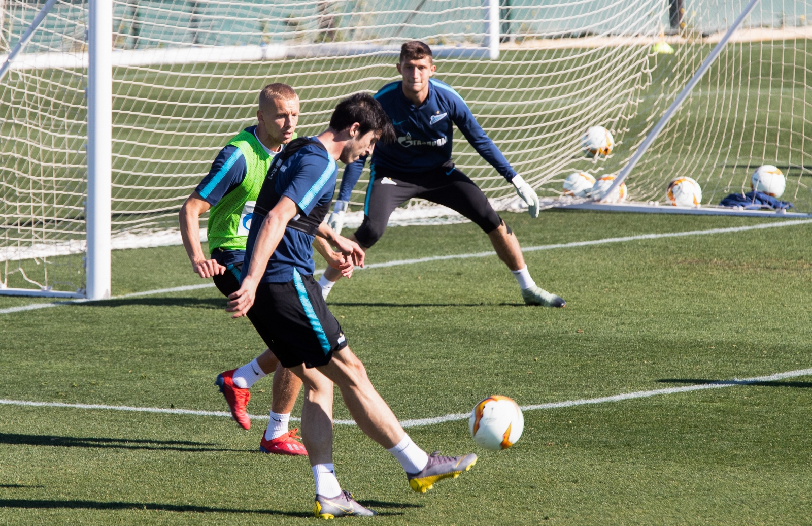 «Газпром»-тренировочные сборы в Испании: 9 февраля, утренняя тренировка