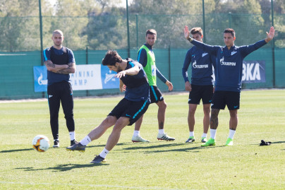 «Газпром»-тренировочные сборы в Испании: 9 февраля, утренняя тренировка