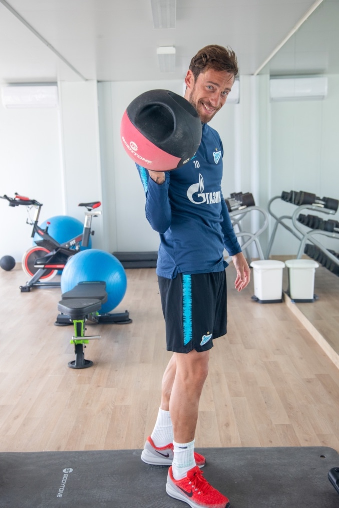 «Газпром»-тренировочные сборы в Испании: 10 февраля, утренняя тренировка