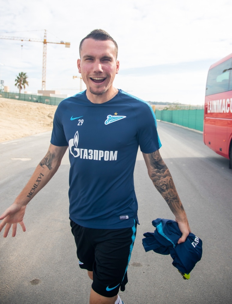 «Газпром»-тренировочные сборы в Испании: 10 февраля, утренняя тренировка