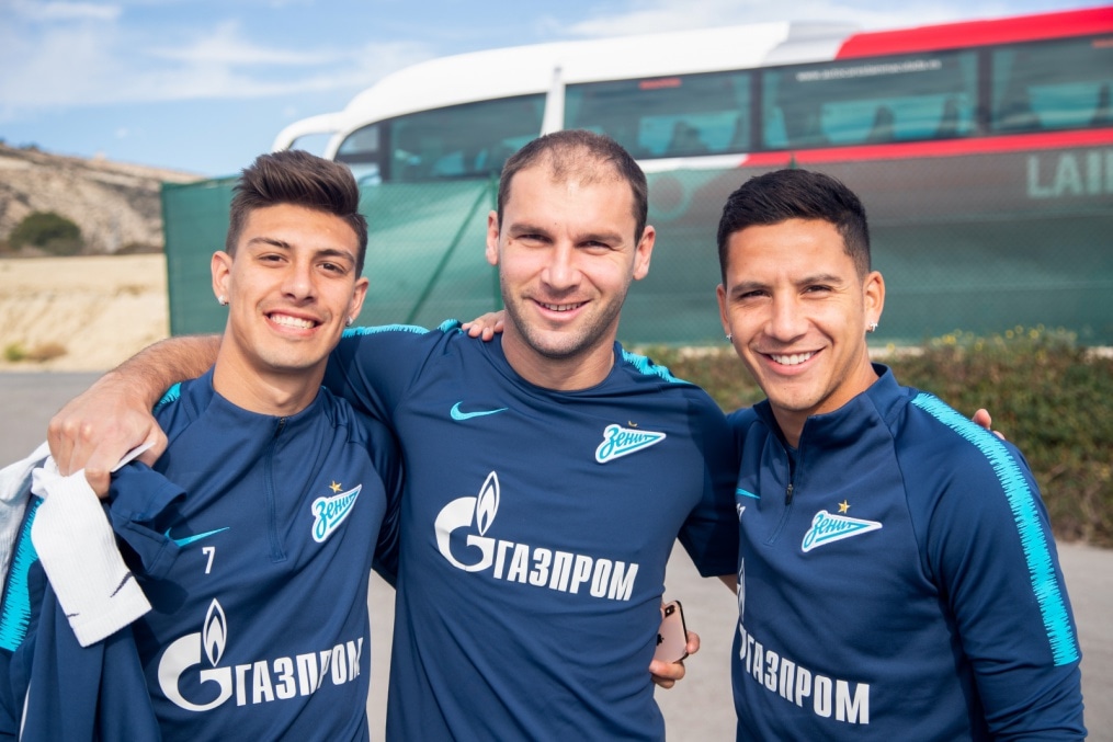 «Газпром»-тренировочные сборы в Испании: 10 февраля, утренняя тренировка