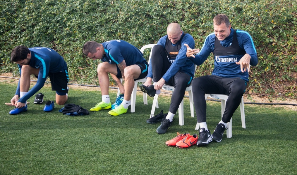 «Газпром»-тренировочные сборы в Испании: 10 февраля, утренняя тренировка