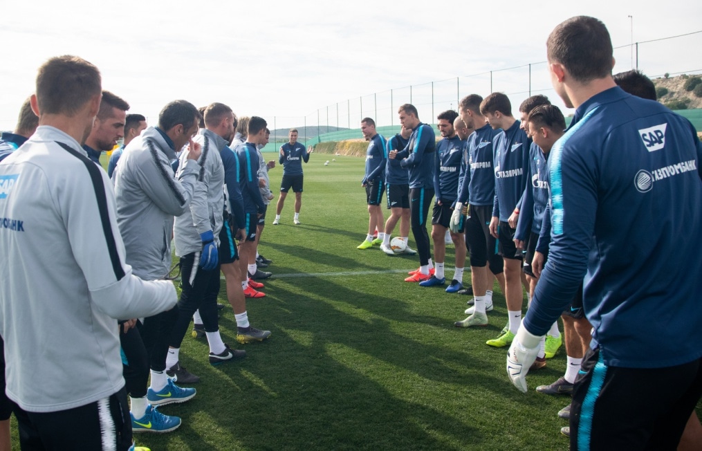 «Газпром»-тренировочные сборы в Испании: 10 февраля, утренняя тренировка