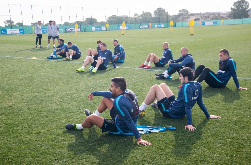 «Газпром»-тренировочные сборы в Испании: 10 февраля, утренняя тренировка