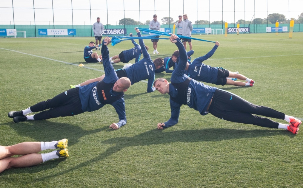 «Газпром»-тренировочные сборы в Испании: 10 февраля, утренняя тренировка
