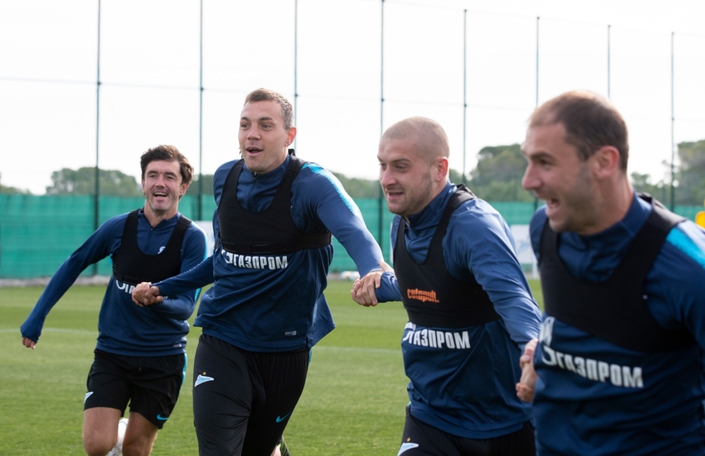 «Газпром»-тренировочные сборы в Испании: 10 февраля, утренняя тренировка
