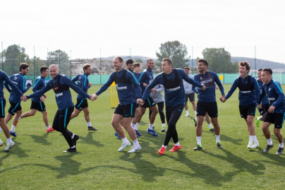 «Газпром»-тренировочные сборы в Испании: 10 февраля, утренняя тренировка