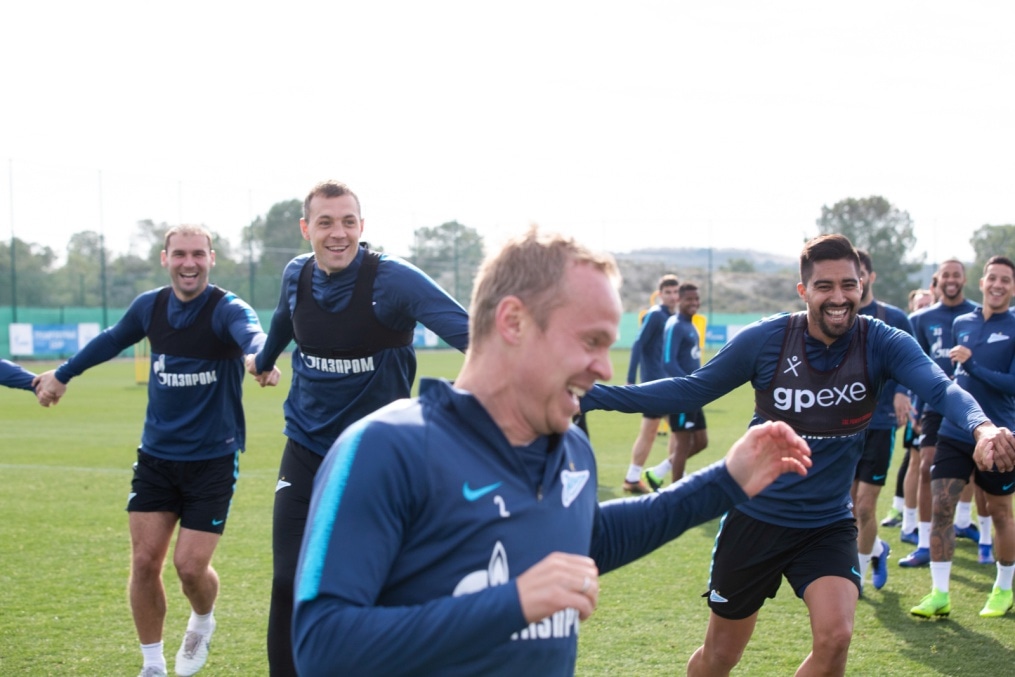«Газпром»-тренировочные сборы в Испании: 10 февраля, утренняя тренировка