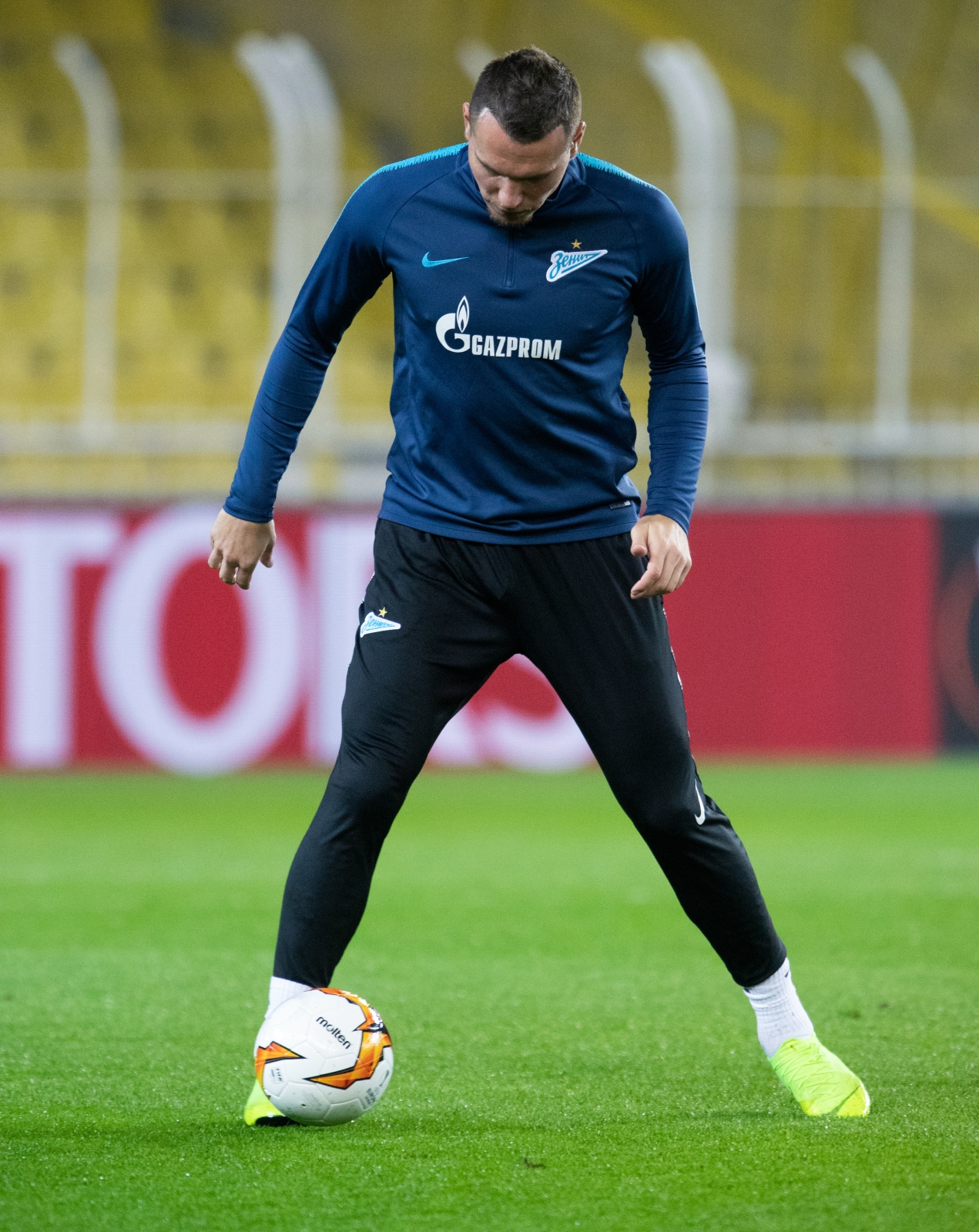 Открытая тренировка «Зенита» перед матчем с «Фенербахче»