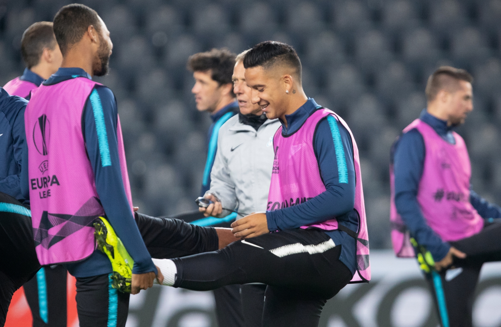 Открытая тренировка «Зенита» перед матчем с «Фенербахче»