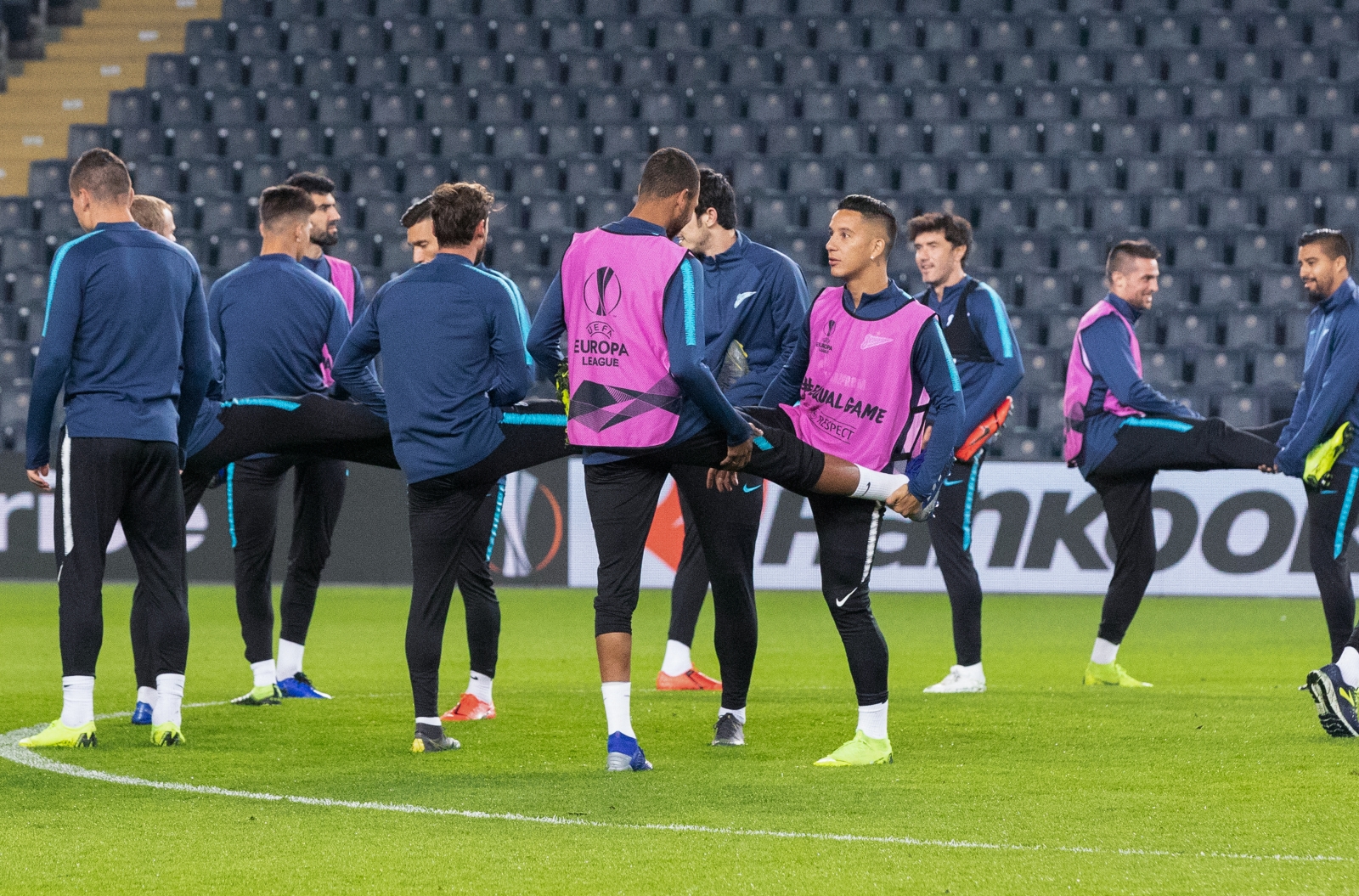 Открытая тренировка «Зенита» перед матчем с «Фенербахче»