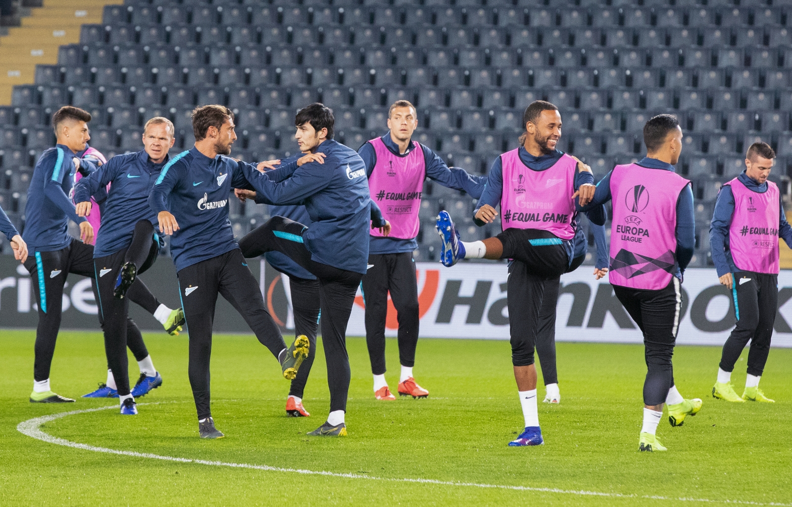 Открытая тренировка «Зенита» перед матчем с «Фенербахче»