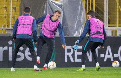 Открытая тренировка «Зенита» перед матчем с «Фенербахче»