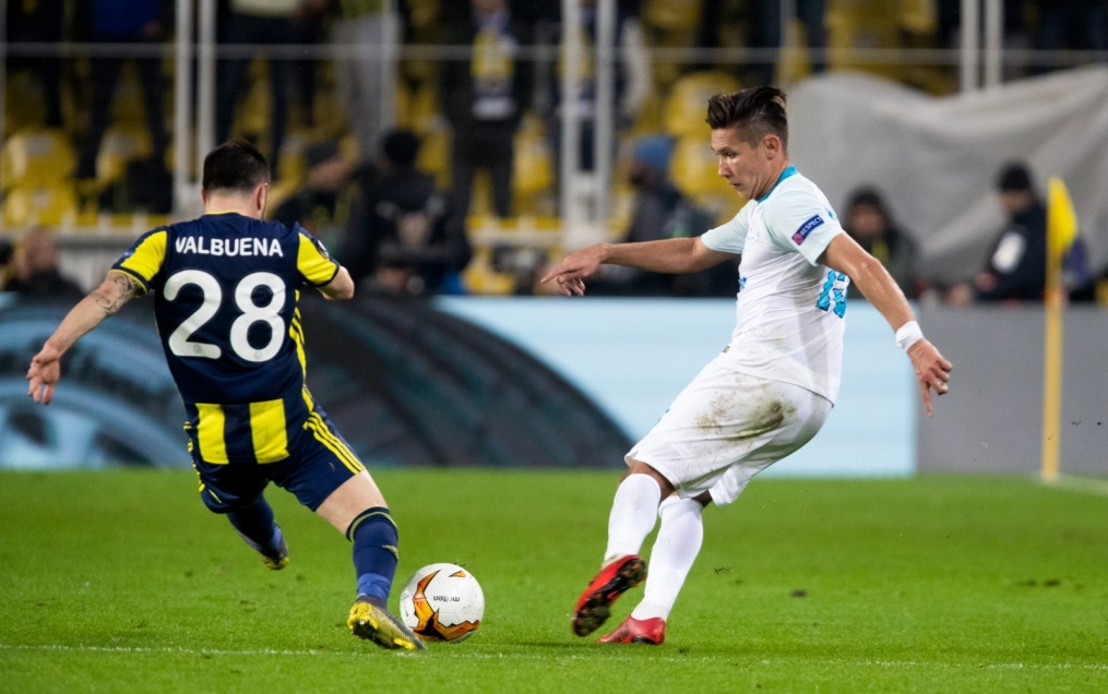 Лига Европы УЕФА 2018/19, 1/16 финала, «Фенербахче» — «Зенит»