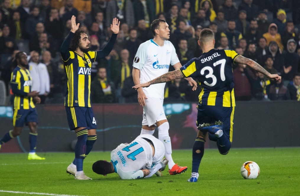 Лига Европы УЕФА 2018/19, 1/16 финала, «Фенербахче» — «Зенит»