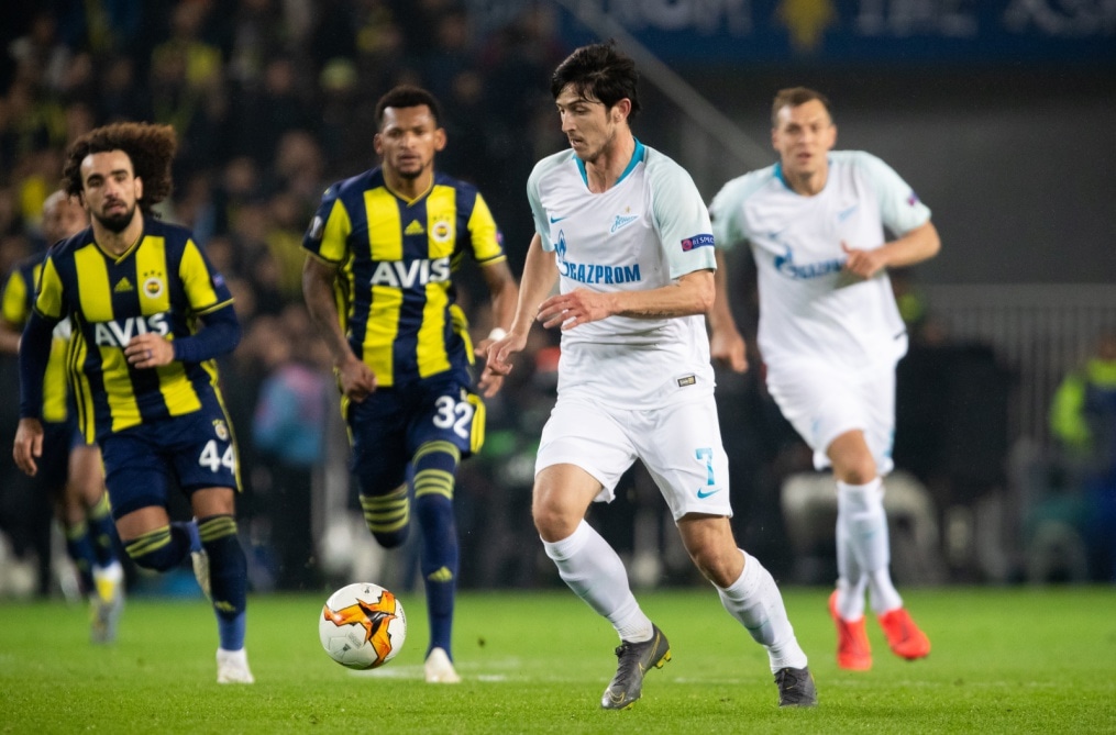 Лига Европы УЕФА 2018/19, 1/16 финала, «Фенербахче» — «Зенит»