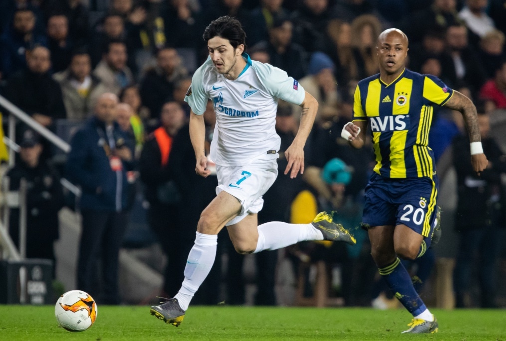 Лига Европы УЕФА 2018/19, 1/16 финала, «Фенербахче» — «Зенит»