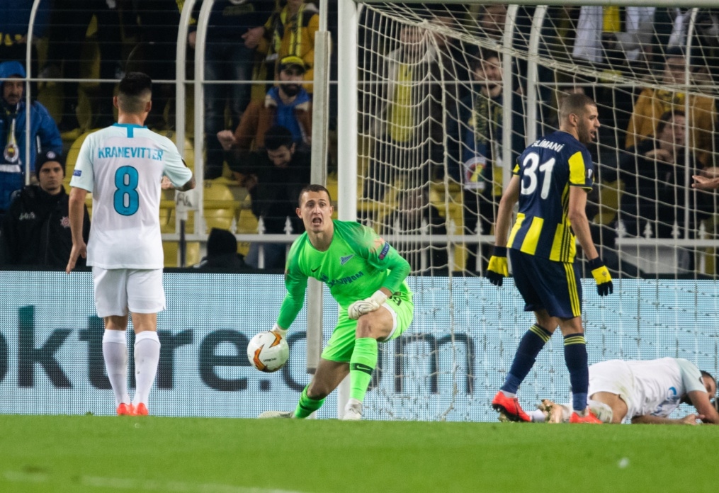 Лига Европы УЕФА 2018/19, 1/16 финала, «Фенербахче» — «Зенит»