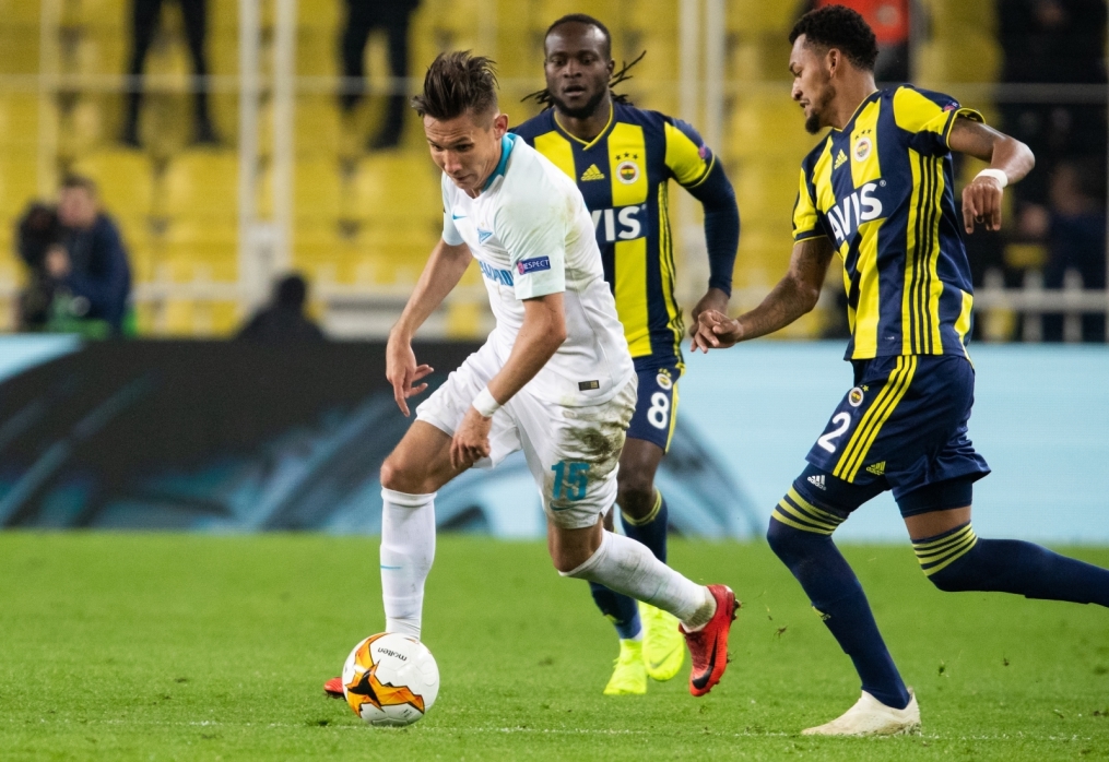 Лига Европы УЕФА 2018/19, 1/16 финала, «Фенербахче» — «Зенит»