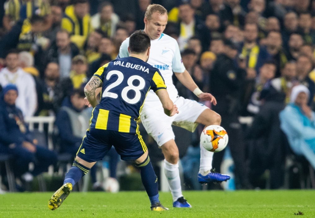 Лига Европы УЕФА 2018/19, 1/16 финала, «Фенербахче» — «Зенит»