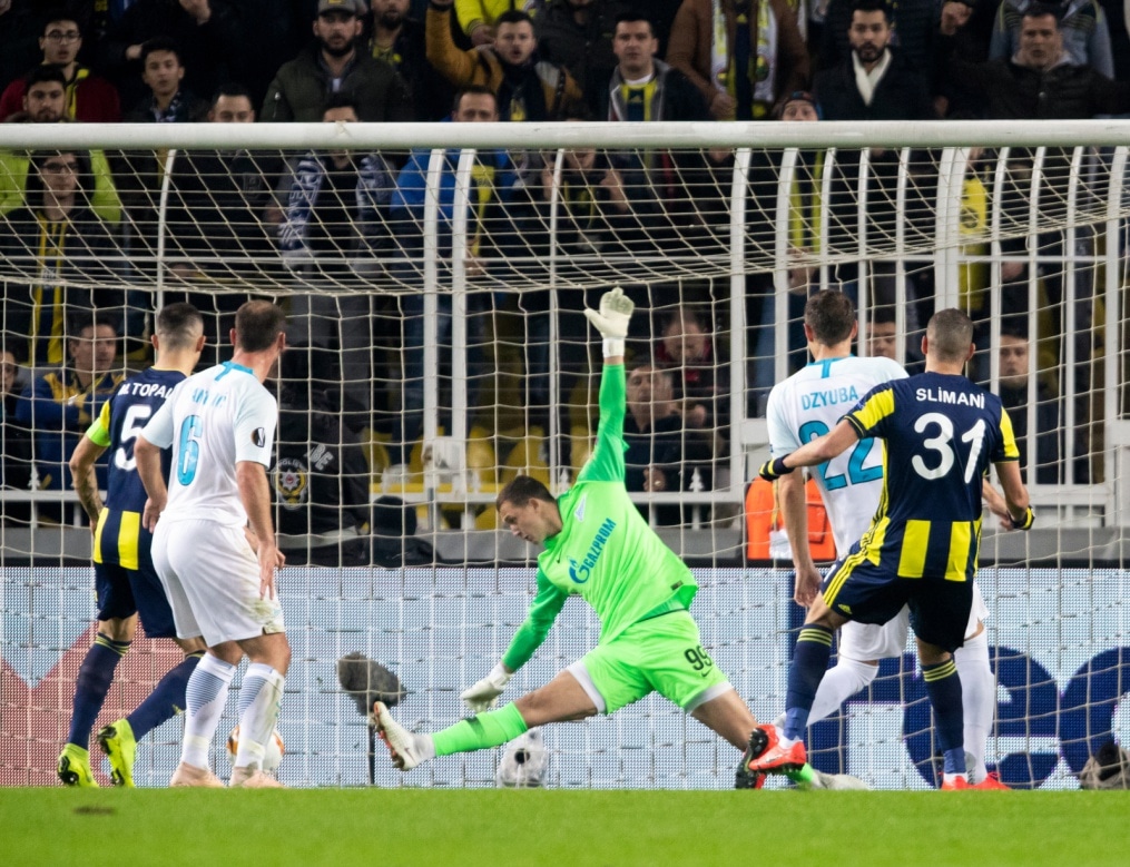 Лига Европы УЕФА 2018/19, 1/16 финала, «Фенербахче» — «Зенит»