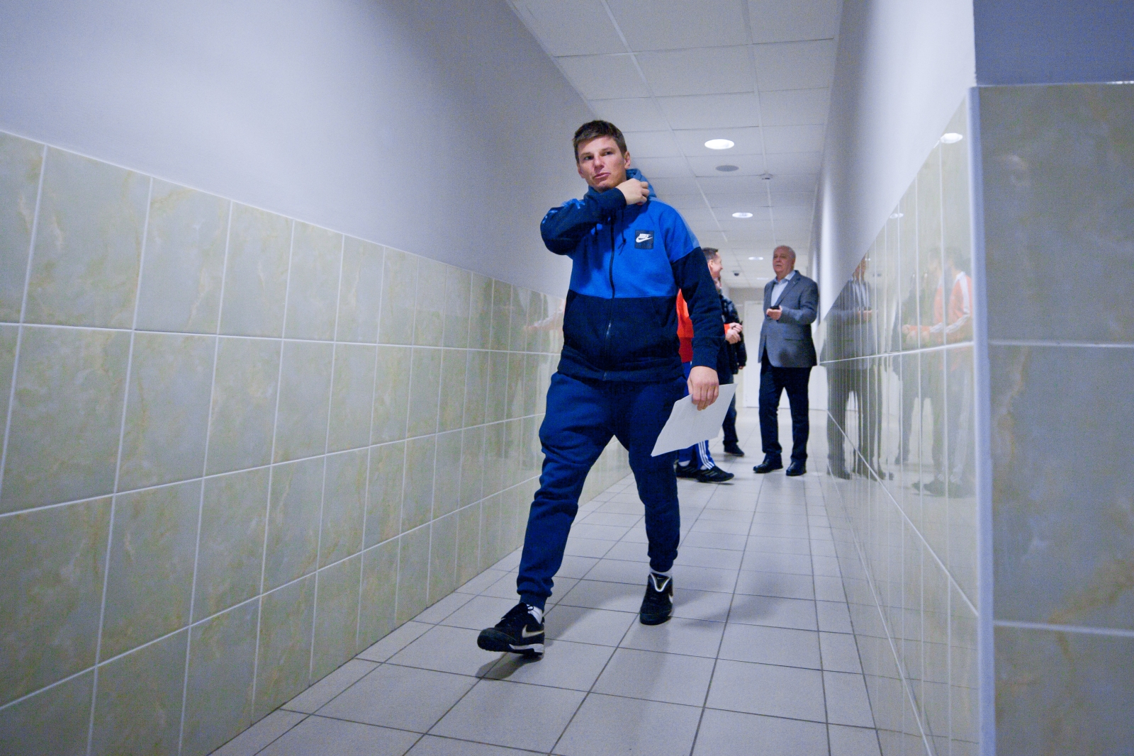 Показательная тренировка Андрея Аршавина и Владимира Быстрова в «Центре повышения квалификации тренеров»