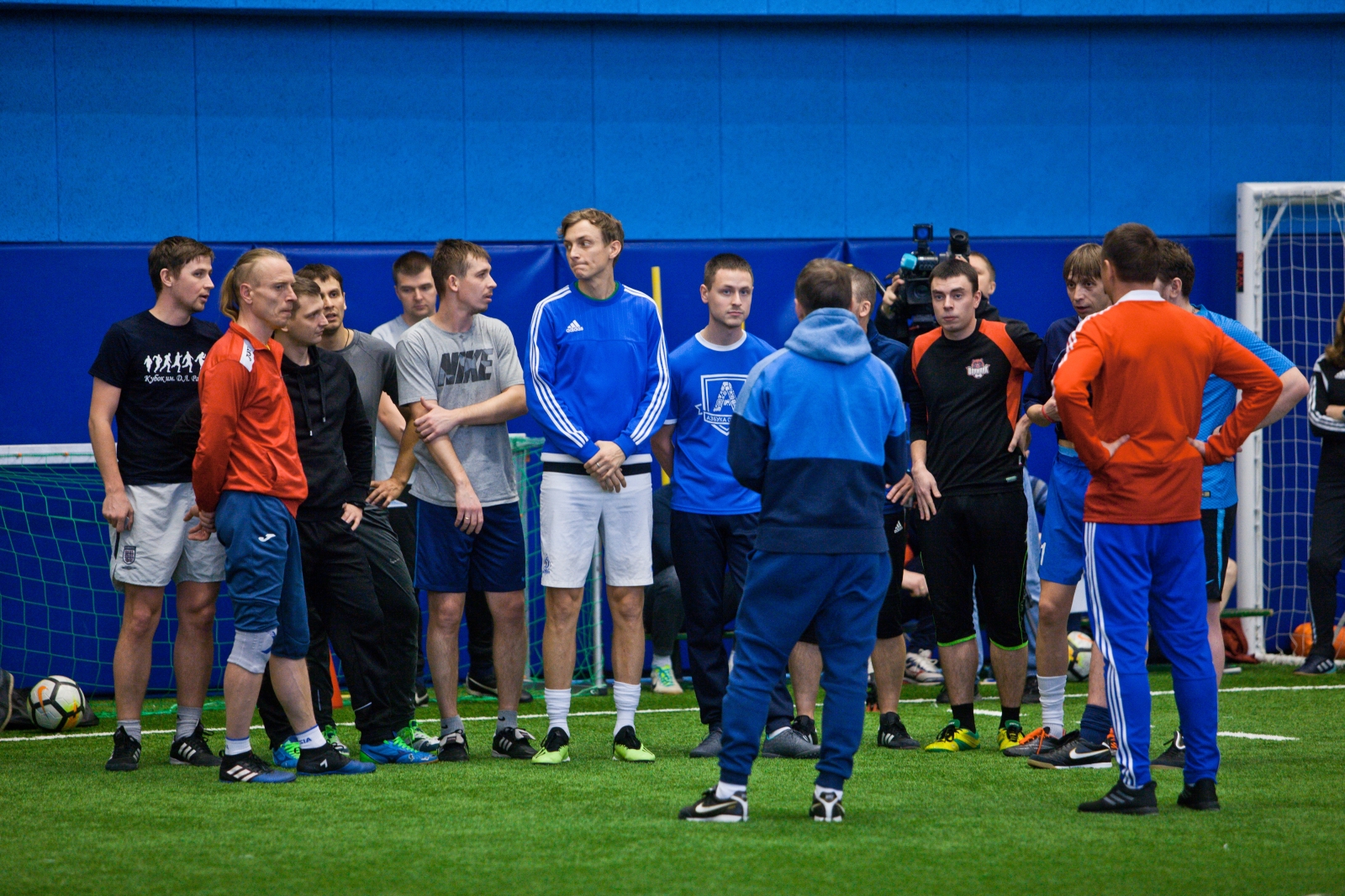 Показательная тренировка Андрея Аршавина и Владимира Быстрова в «Центре повышения квалификации тренеров»