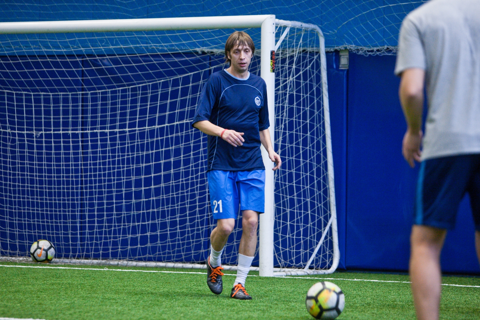 Показательная тренировка Андрея Аршавина и Владимира Быстрова в «Центре повышения квалификации тренеров»