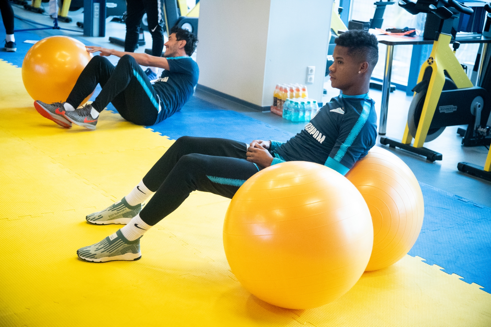 Тренировка основного состава ФК «Зенит»