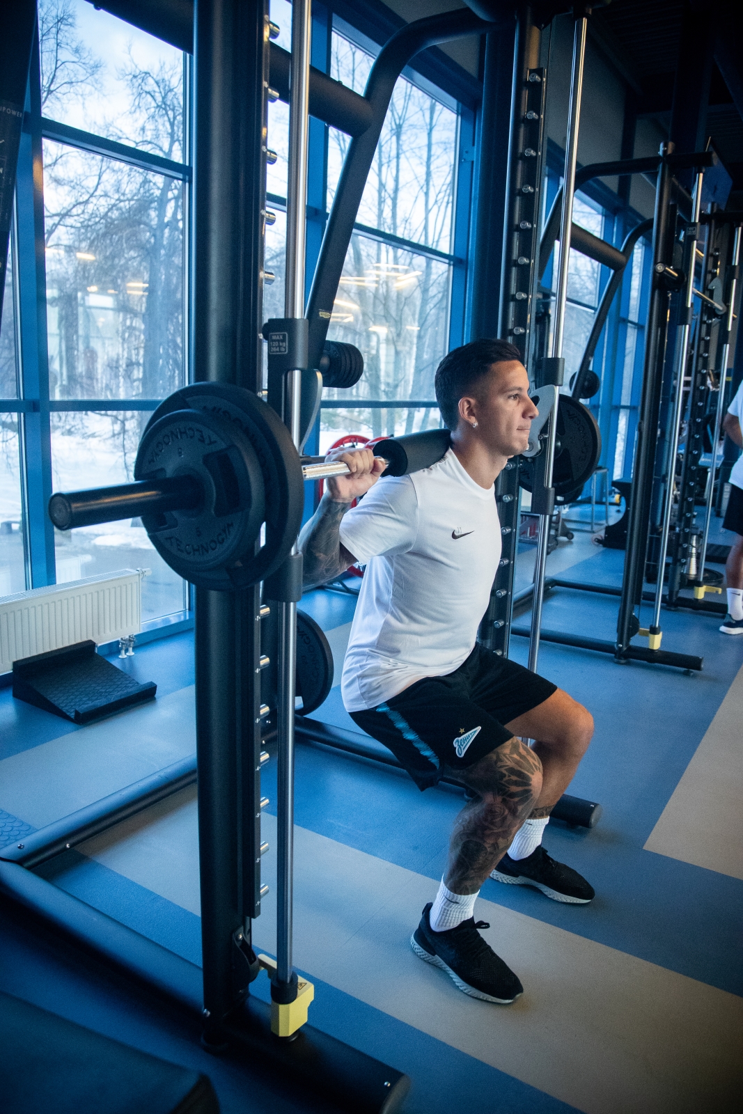 Тренировка основного состава ФК «Зенит»