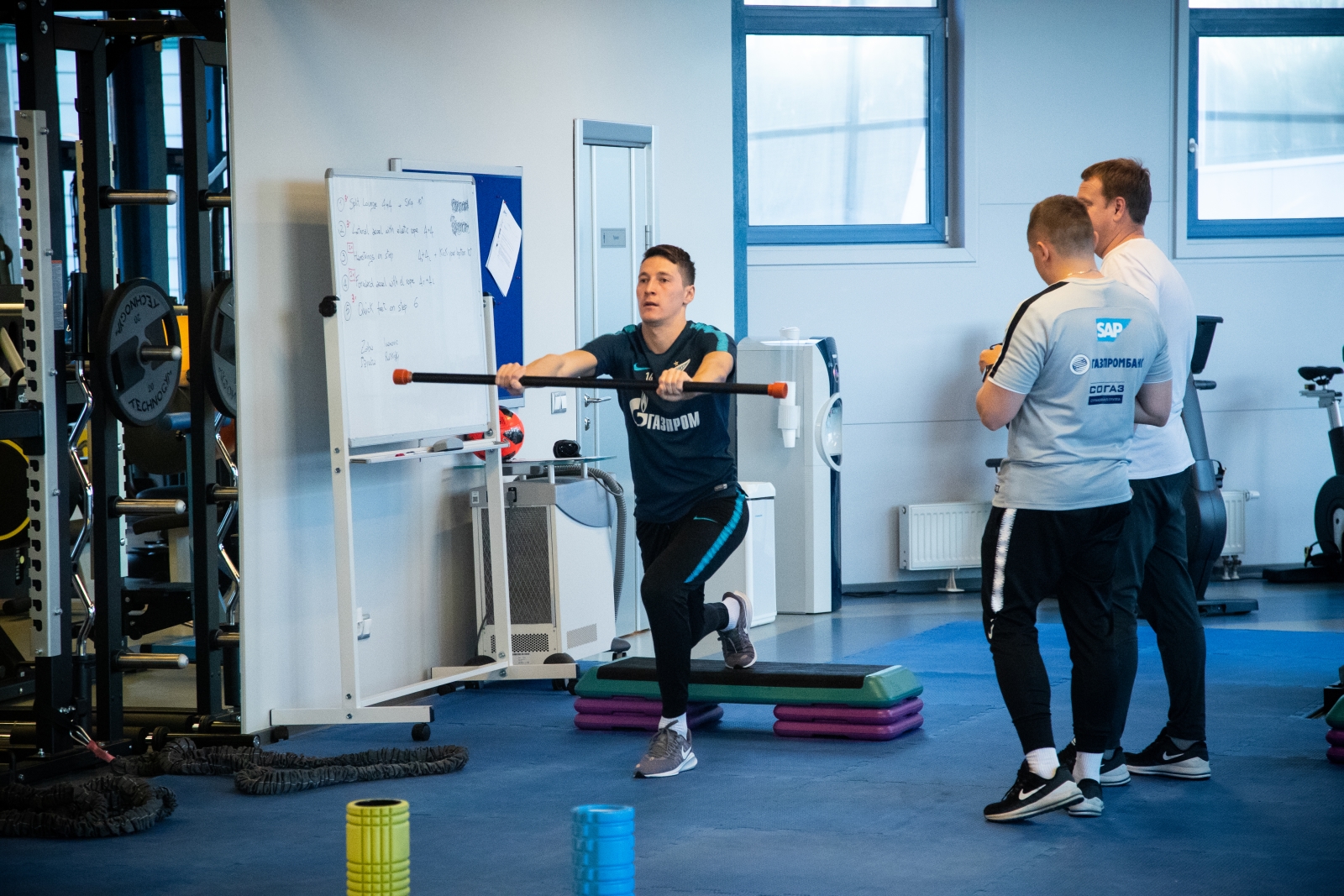 Тренировка основного состава ФК «Зенит»