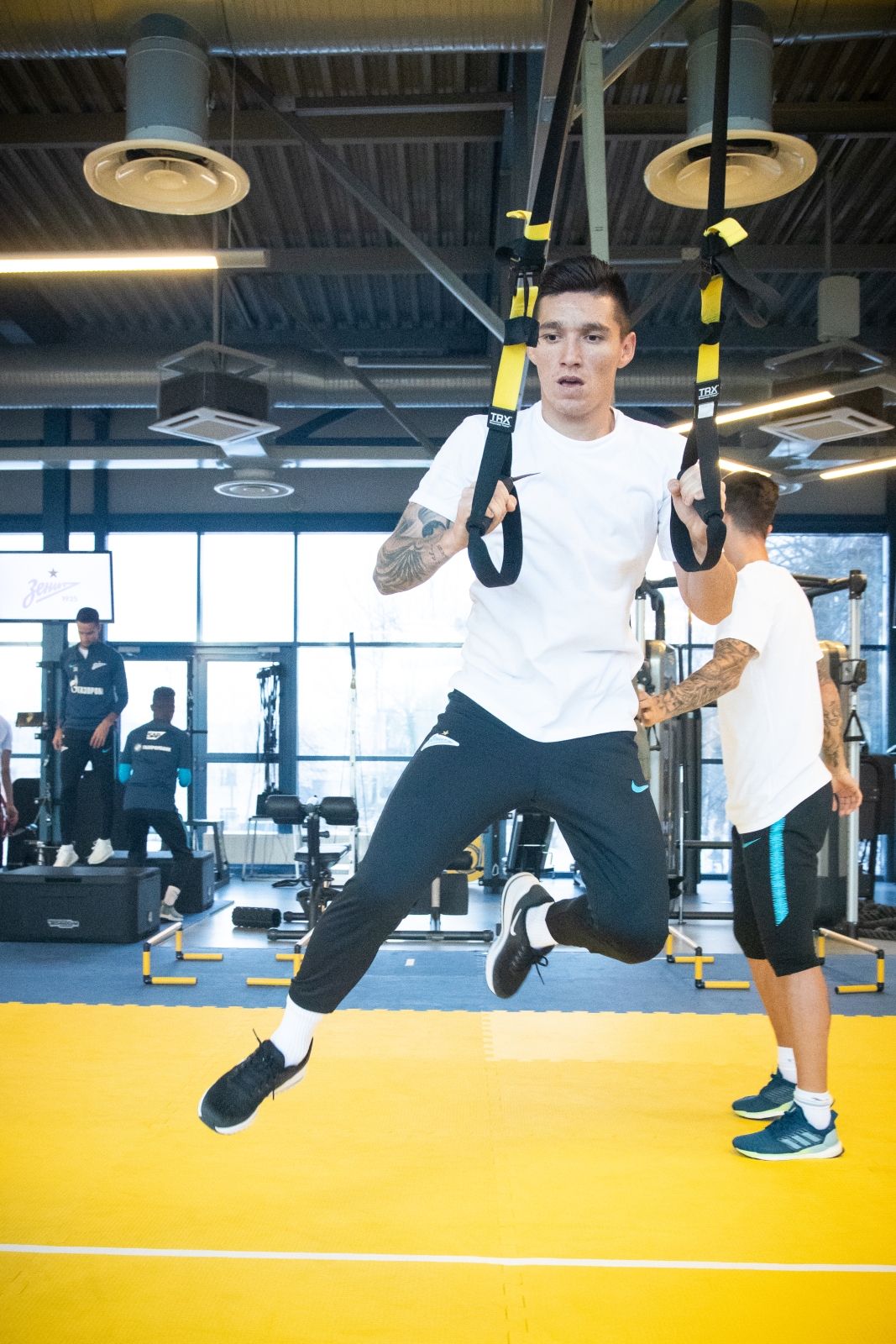 Тренировка основного состава ФК «Зенит»