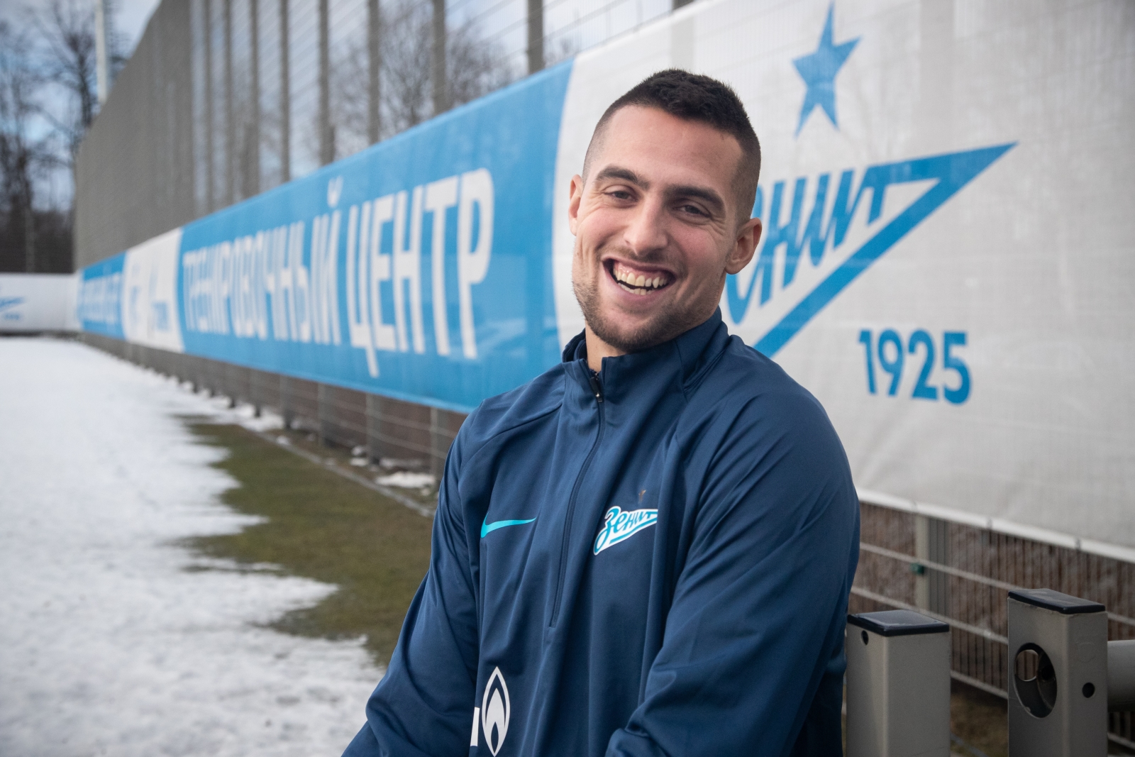 Тренировка основного состава ФК «Зенит»