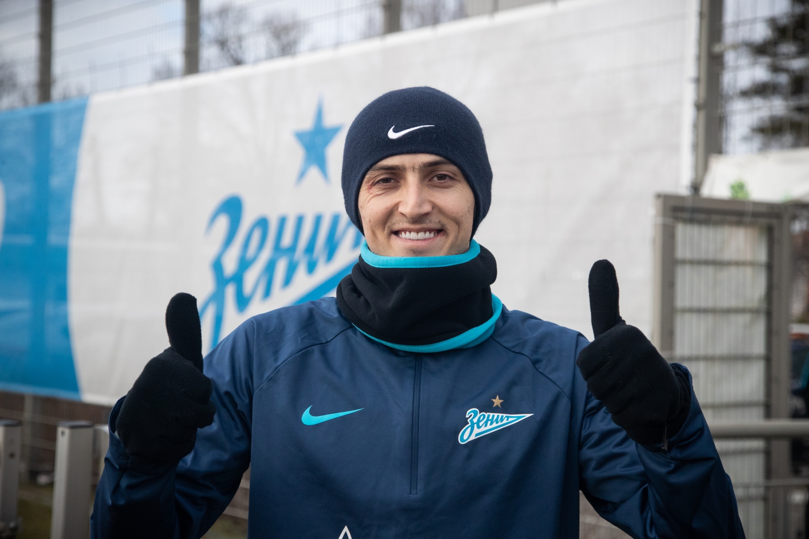 Тренировка основного состава ФК «Зенит»