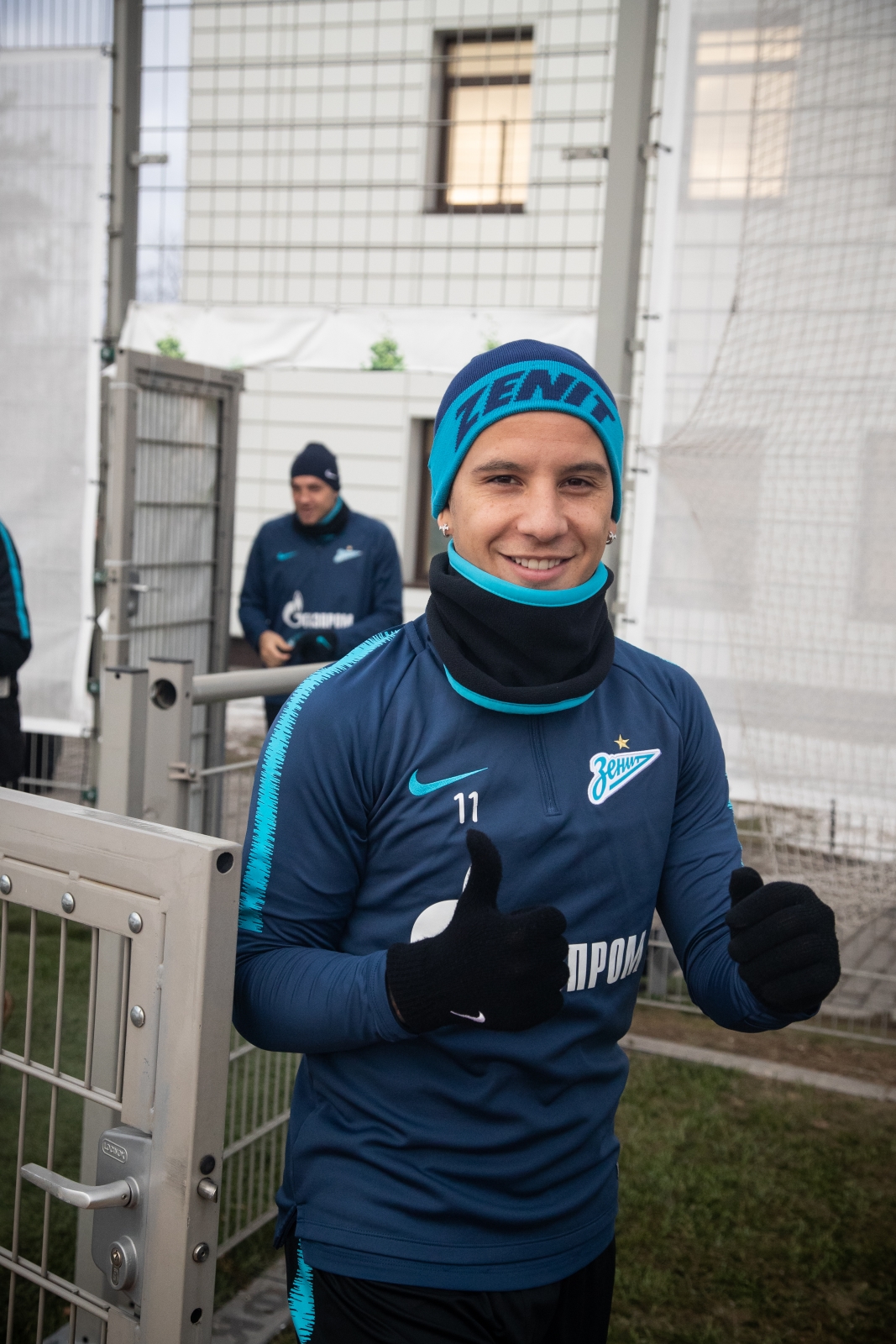 Тренировка основного состава ФК «Зенит»