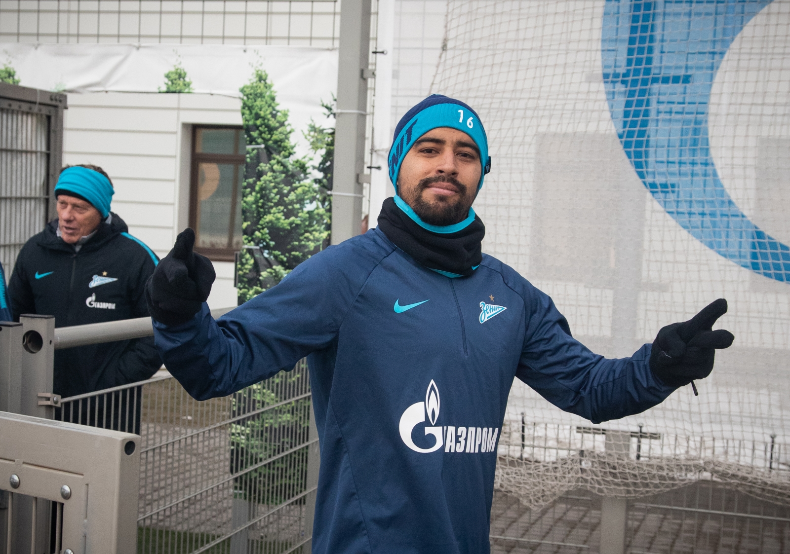 Тренировка основного состава ФК «Зенит»