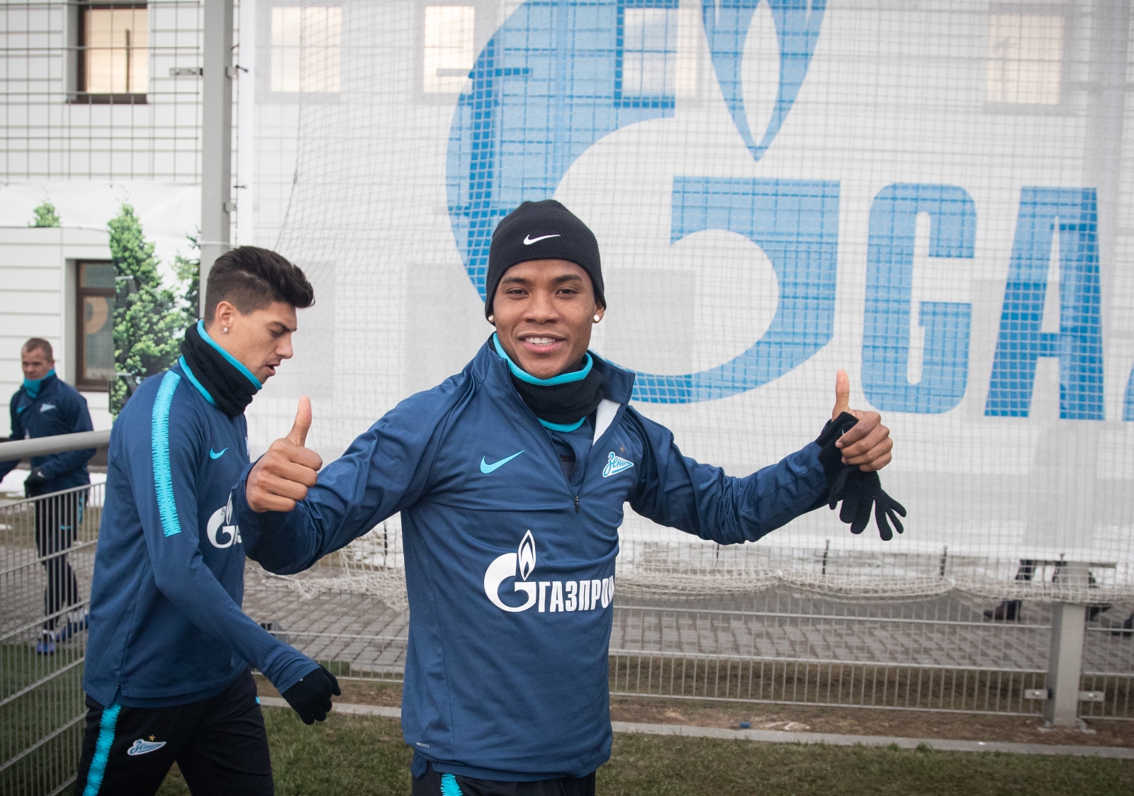 Тренировка основного состава ФК «Зенит»