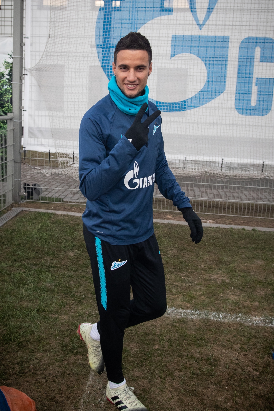 Тренировка основного состава ФК «Зенит»