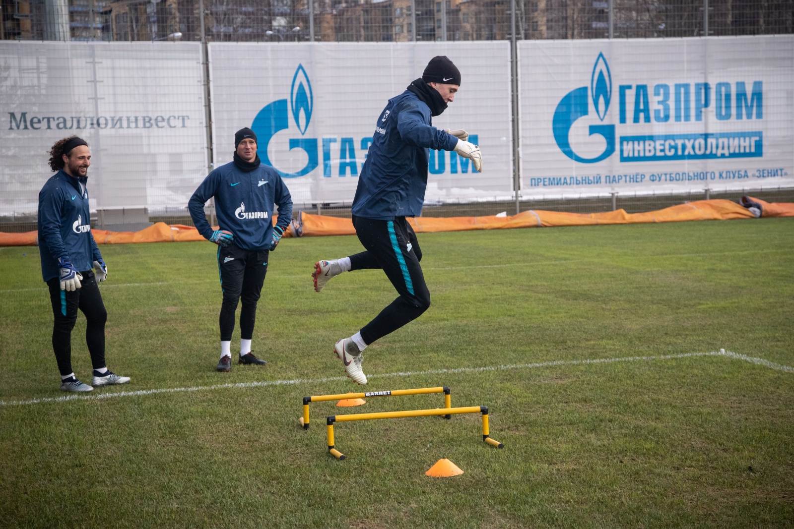 Тренировка основного состава ФК «Зенит»