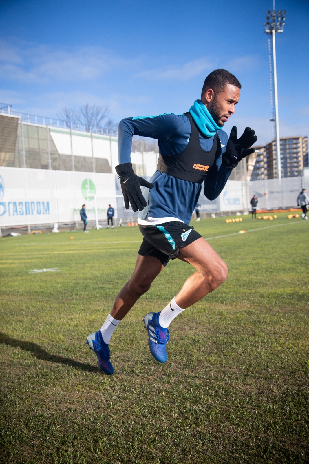 Тренировка основного состава ФК «Зенит»