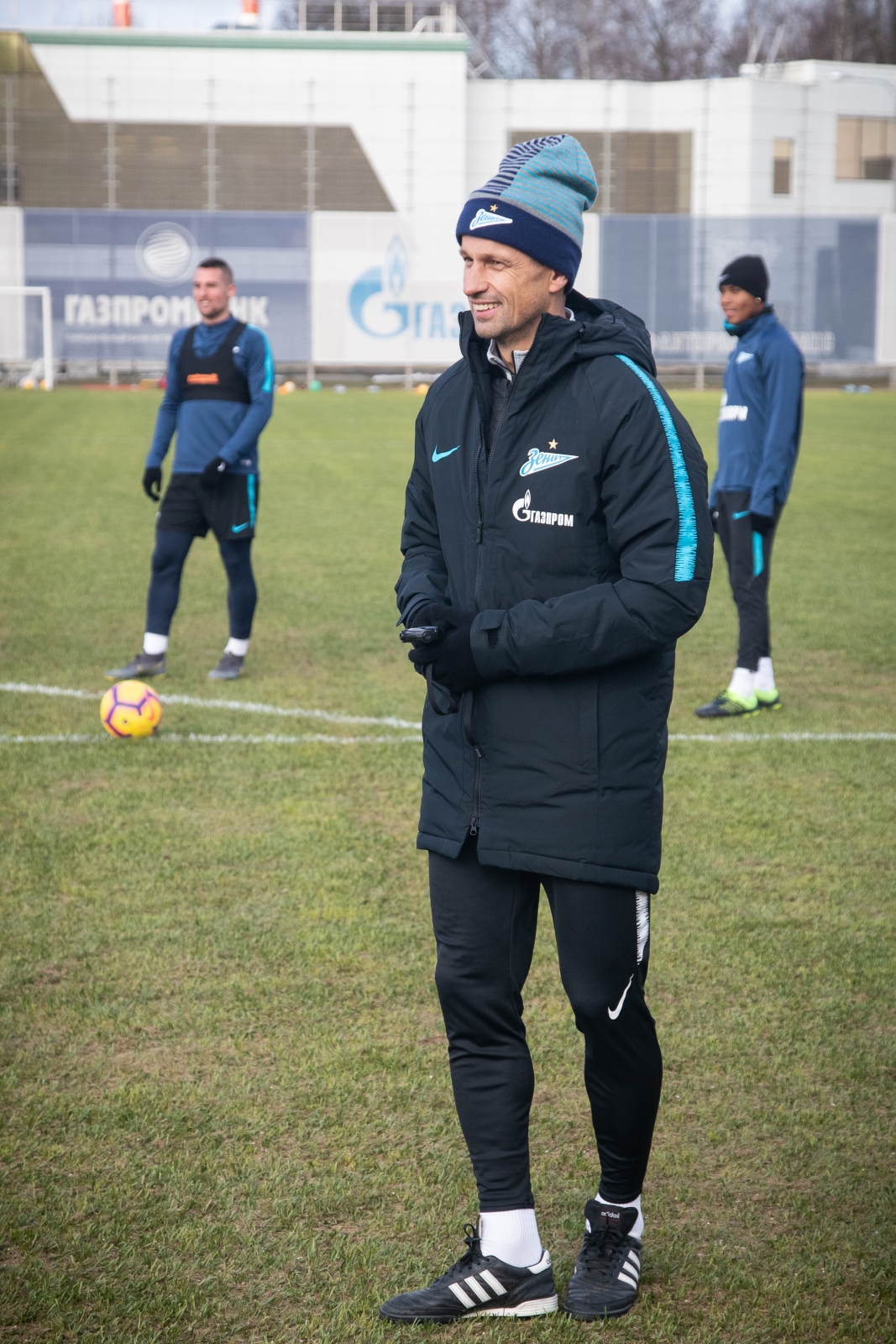 Тренировка основного состава ФК «Зенит»