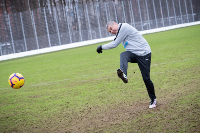 Медведев против Дзюбы: серия пенальти в «Газпром»-тренировочном центре