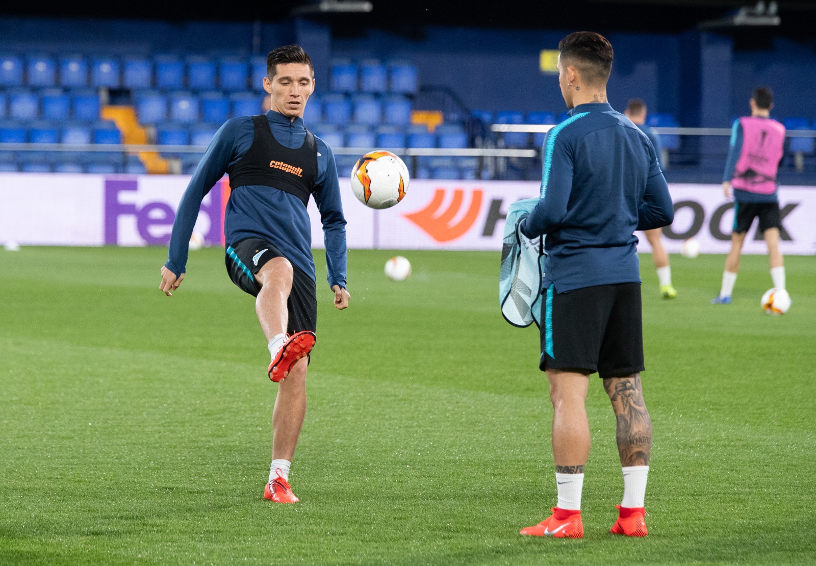 Открытая тренировка «Зенита» перед матчем с «Вильярреалом»