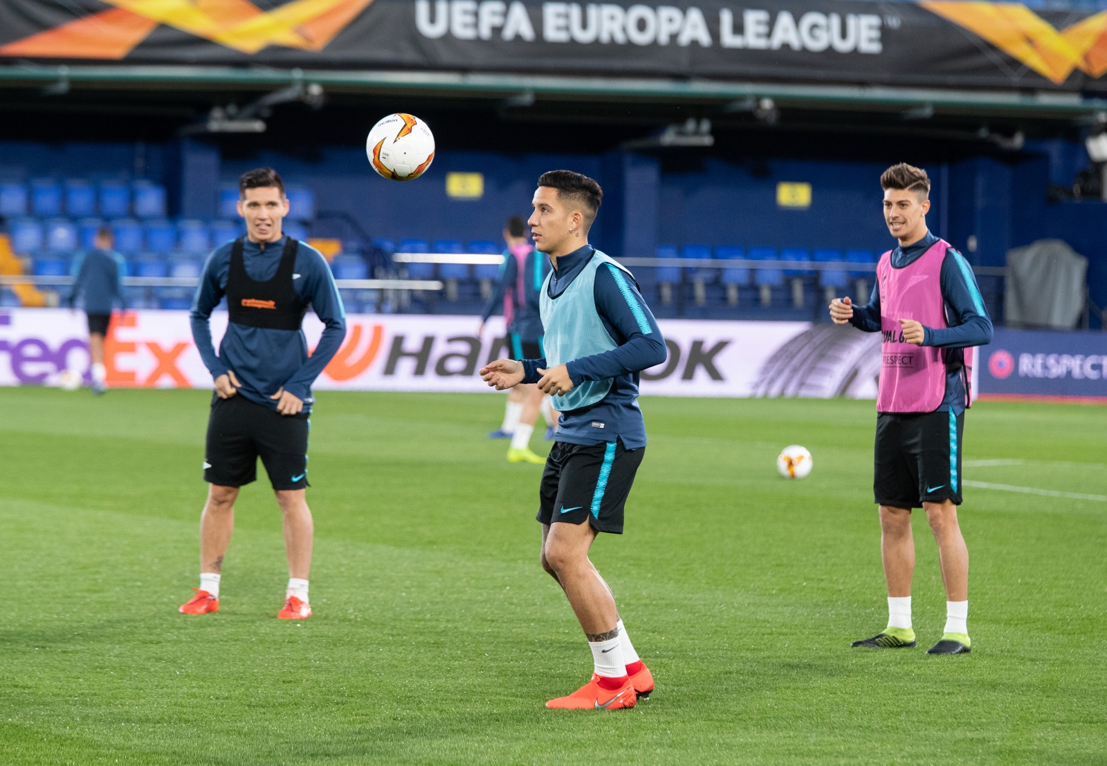 Открытая тренировка «Зенита» перед матчем с «Вильярреалом»