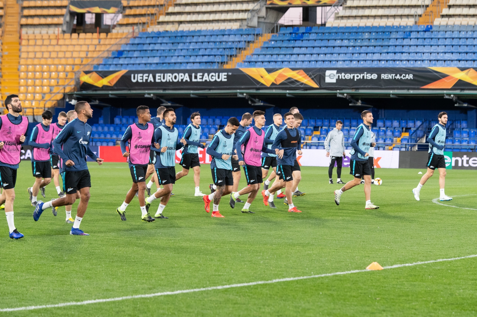 Открытая тренировка «Зенита» перед матчем с «Вильярреалом»