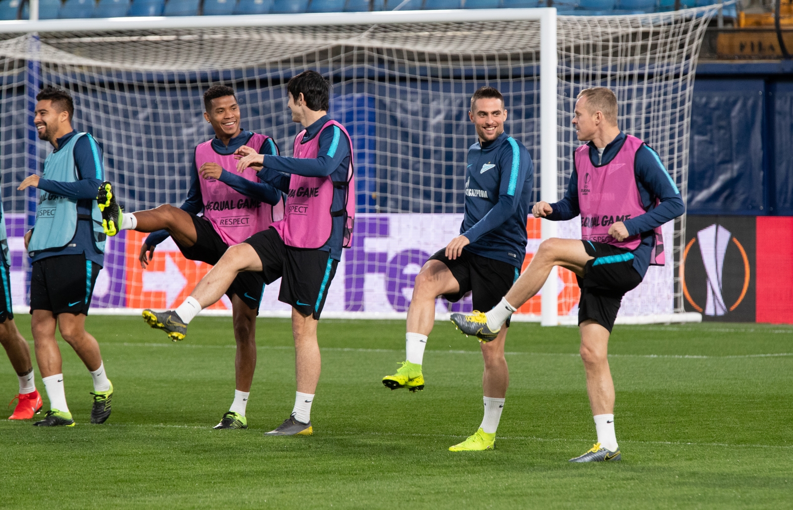 Открытая тренировка «Зенита» перед матчем с «Вильярреалом»