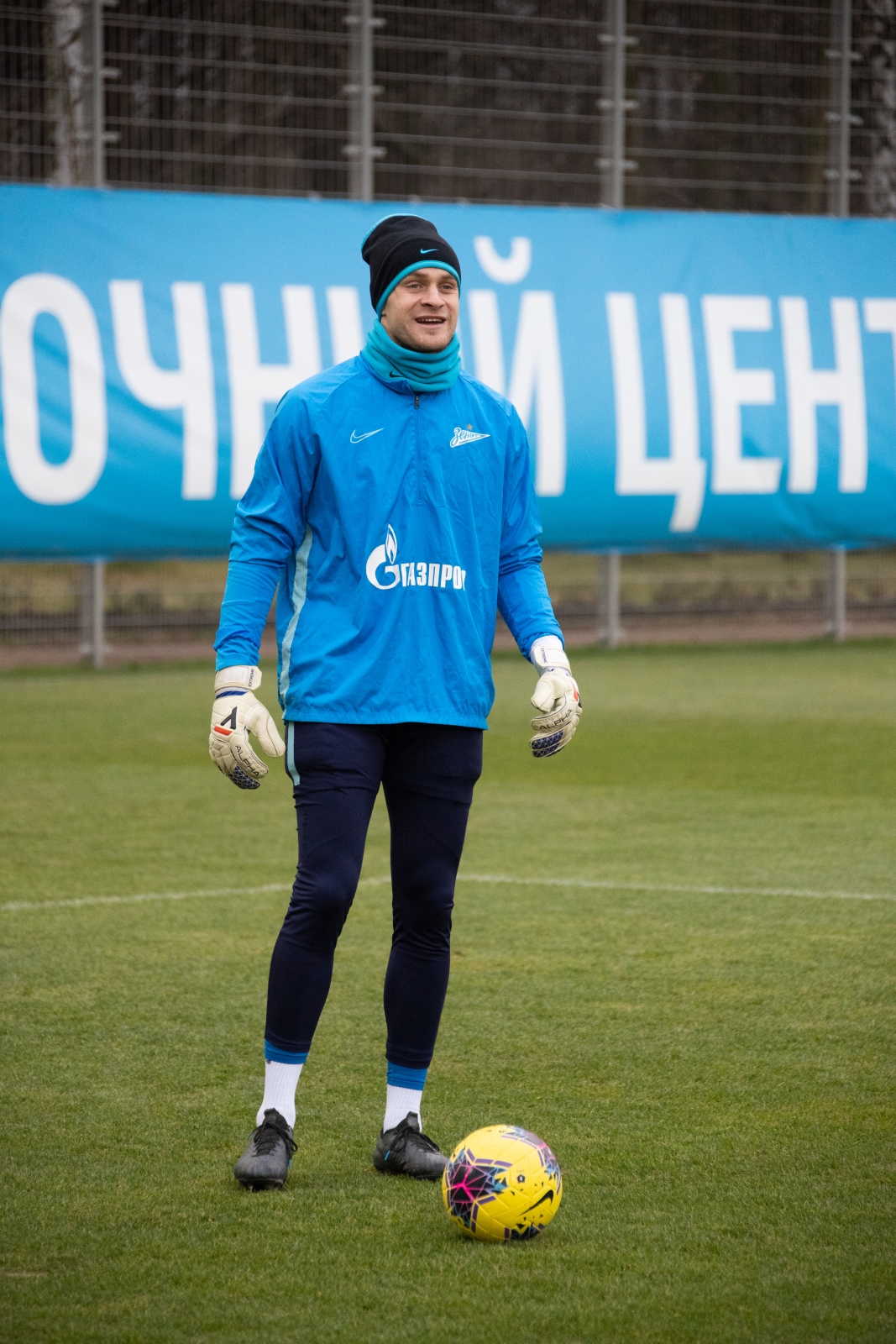 Тренировка «Зенита» перед матчем с «Рубином»