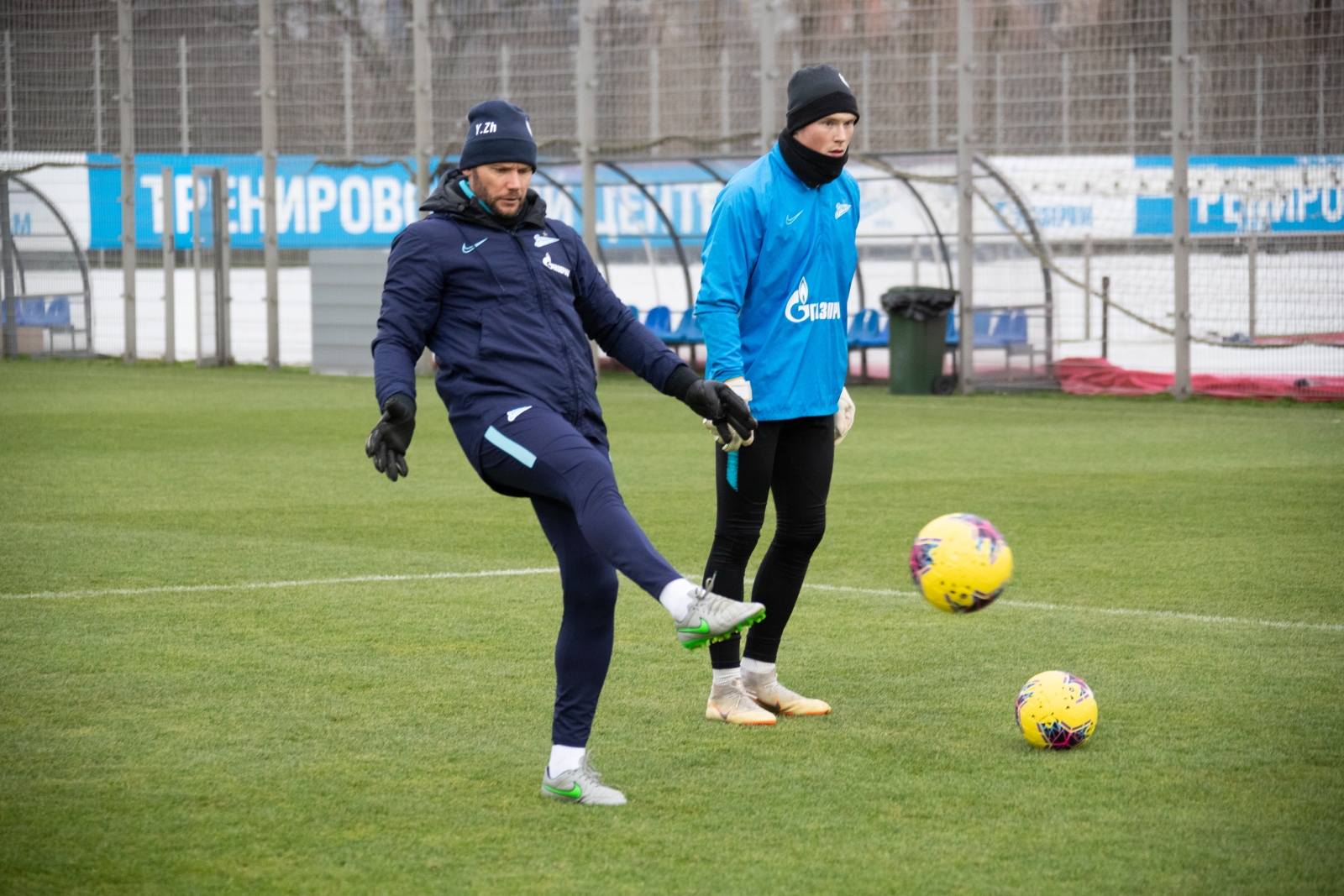 Тренировка «Зенита» перед матчем с «Рубином»